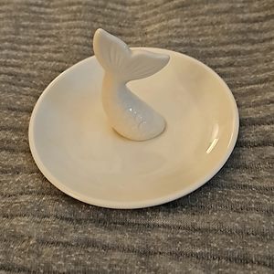 Vintage mermaid jewelry ring dish